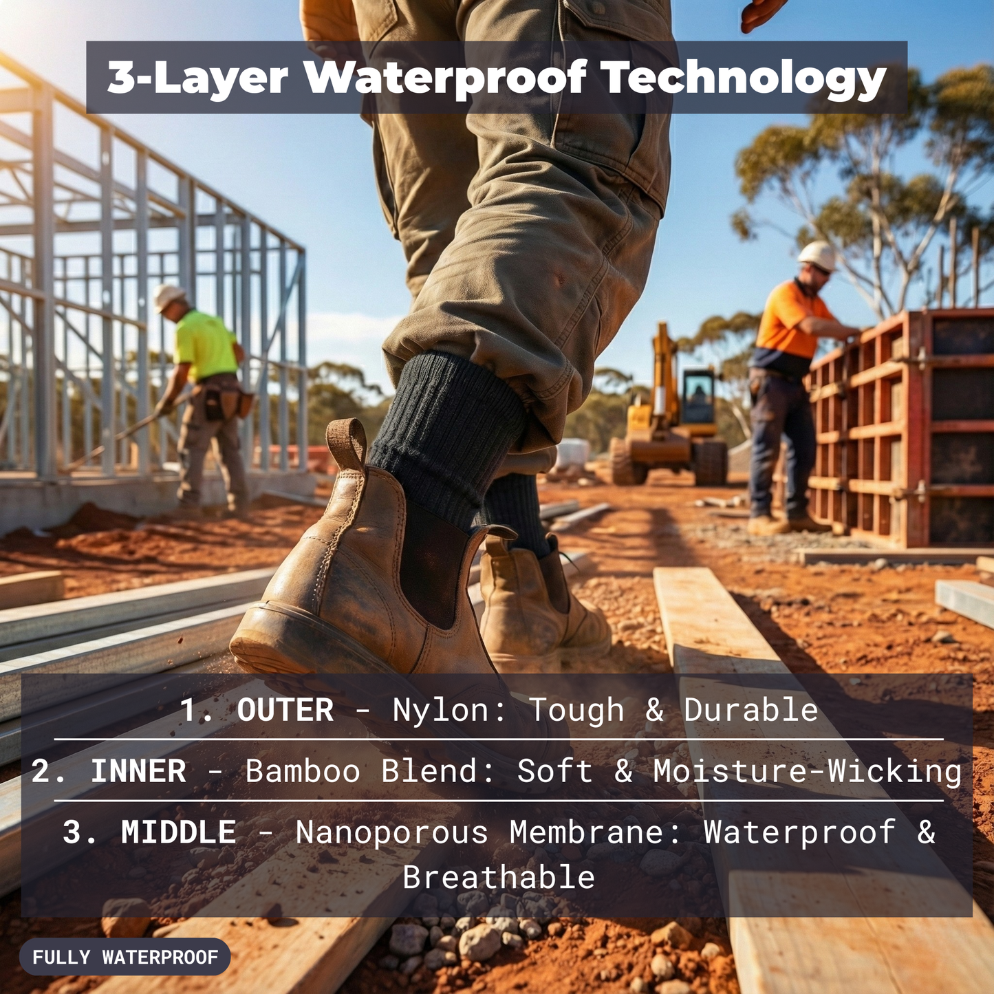 AquaStride Waterproof Socks