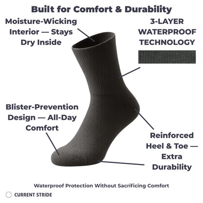 Pro-Adventure Waterproof Athletic Socks
